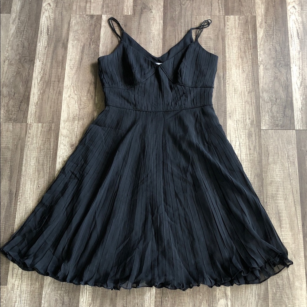 Loft Black Spaghetti Strap Dress 2P NEW